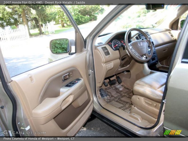 Desert Rock Metallic / Saddle 2007 Honda Pilot EX-L 4WD