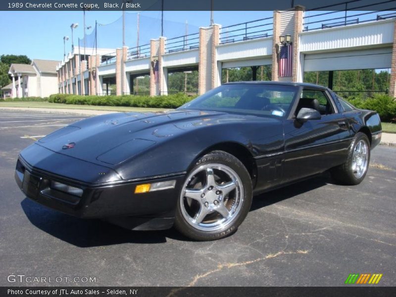Black / Black 1989 Chevrolet Corvette Coupe
