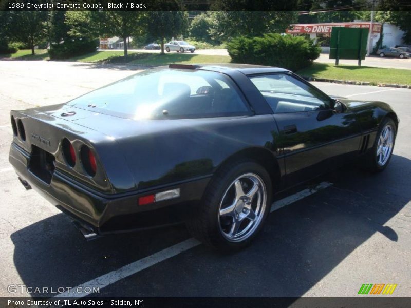 Black / Black 1989 Chevrolet Corvette Coupe