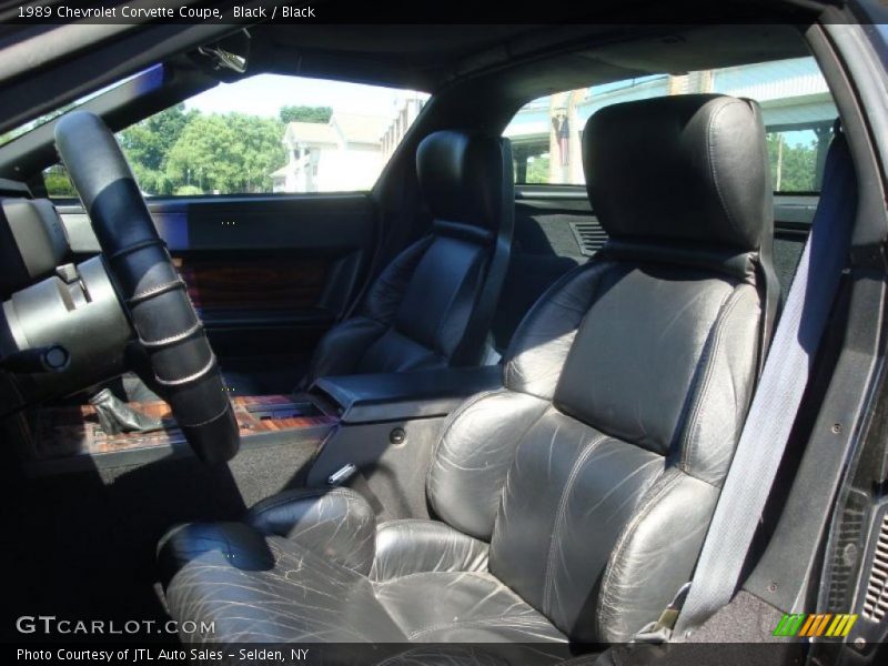 Black / Black 1989 Chevrolet Corvette Coupe