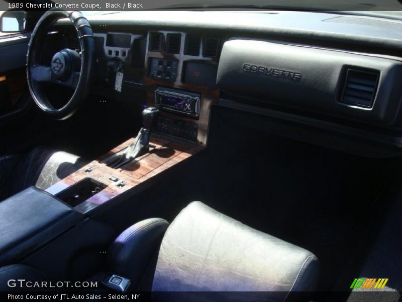 Black / Black 1989 Chevrolet Corvette Coupe