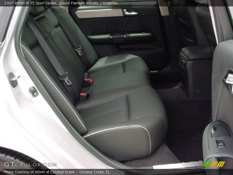 Liquid Platinum Metallic / Graphite 2007 Infiniti M 35 Sport Sedan