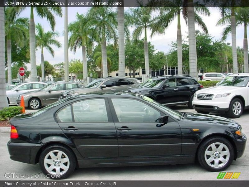 Black Sapphire Metallic / Sand 2004 BMW 3 Series 325xi Sedan