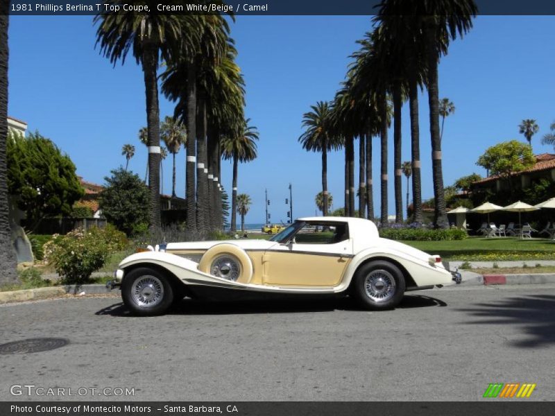 Cream White/Beige / Camel 1981 Phillips Berlina T Top Coupe