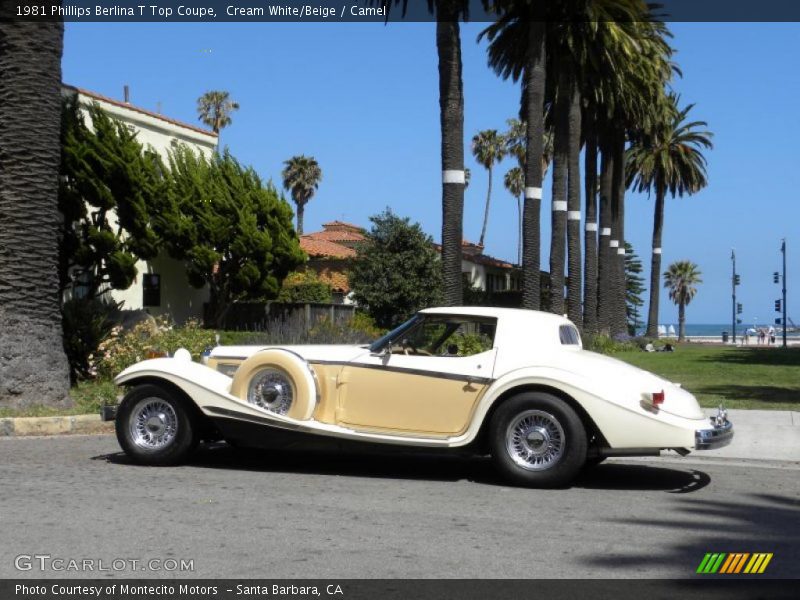 Cream White/Beige / Camel 1981 Phillips Berlina T Top Coupe