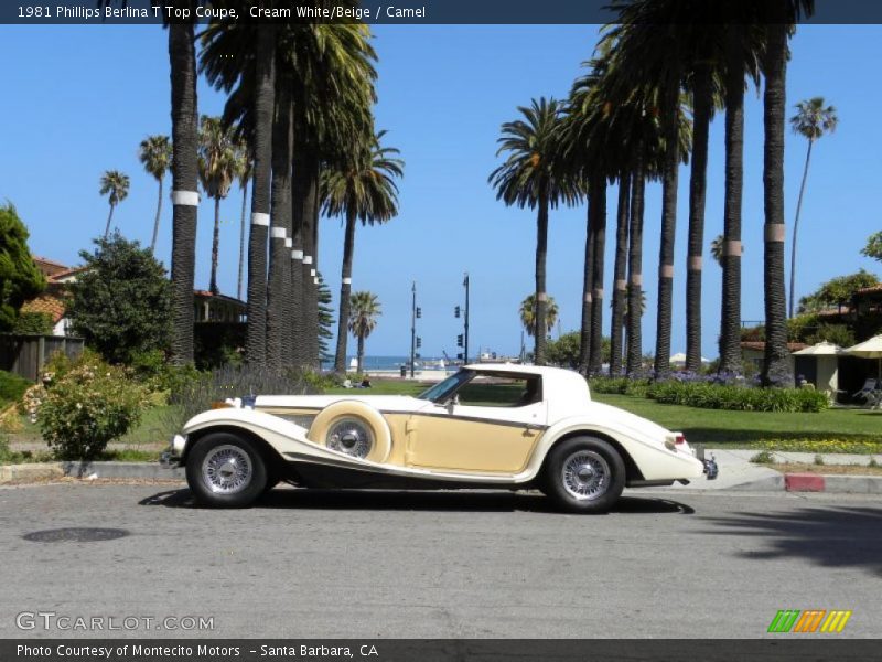 Cream White/Beige / Camel 1981 Phillips Berlina T Top Coupe