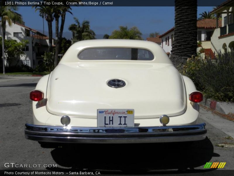 Cream White/Beige / Camel 1981 Phillips Berlina T Top Coupe