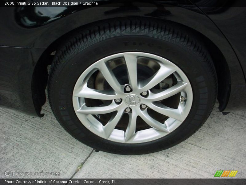 Black Obsidian / Graphite 2008 Infiniti G 35 Sedan