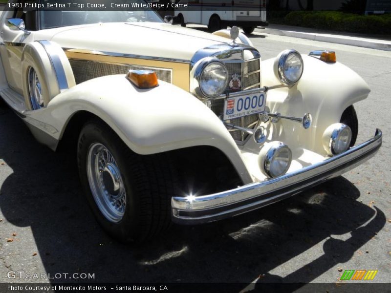 Cream White/Beige / Camel 1981 Phillips Berlina T Top Coupe