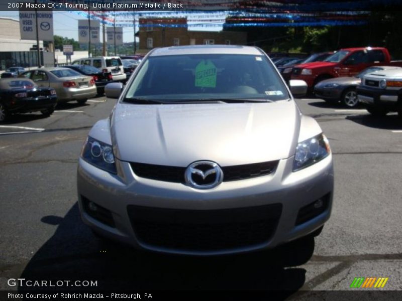 Liquid Platinum Metallic / Black 2007 Mazda CX-7 Touring