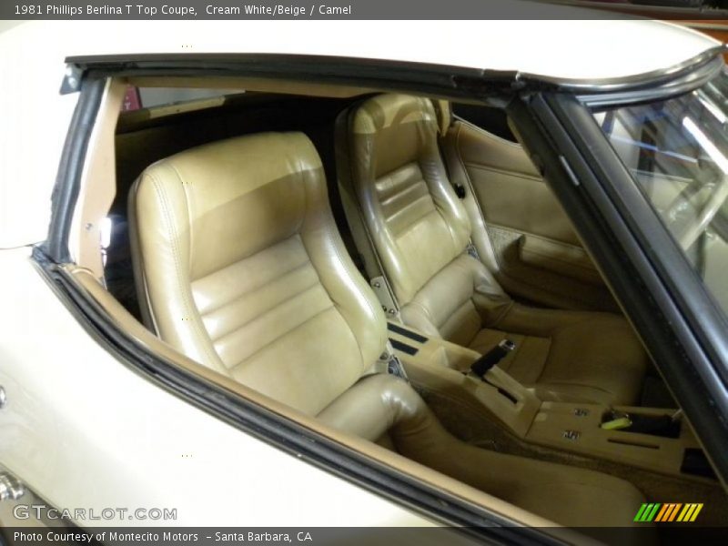 Cream White/Beige / Camel 1981 Phillips Berlina T Top Coupe