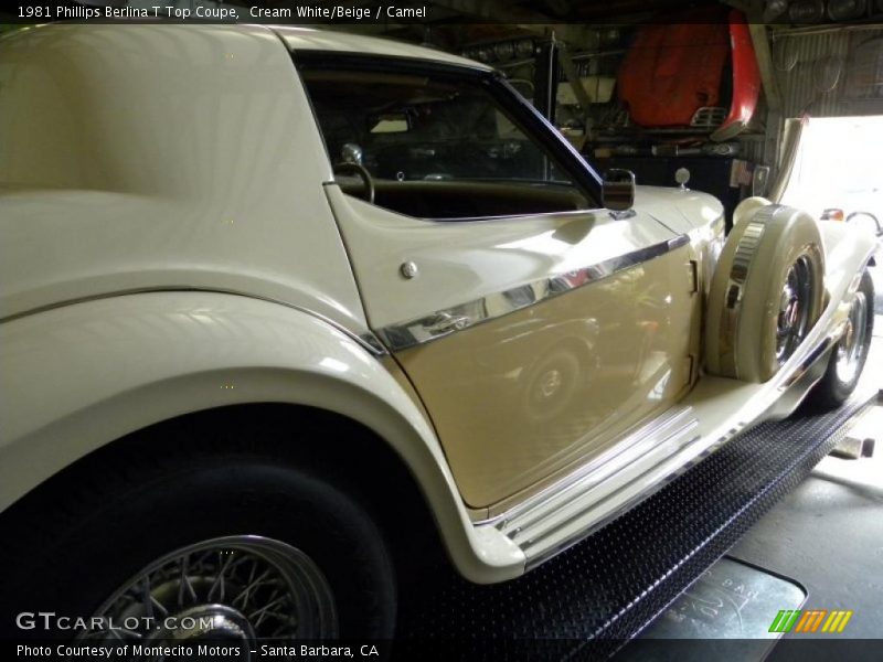 Cream White/Beige / Camel 1981 Phillips Berlina T Top Coupe
