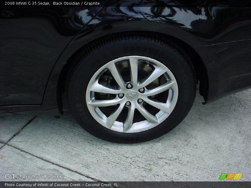Black Obsidian / Graphite 2008 Infiniti G 35 Sedan