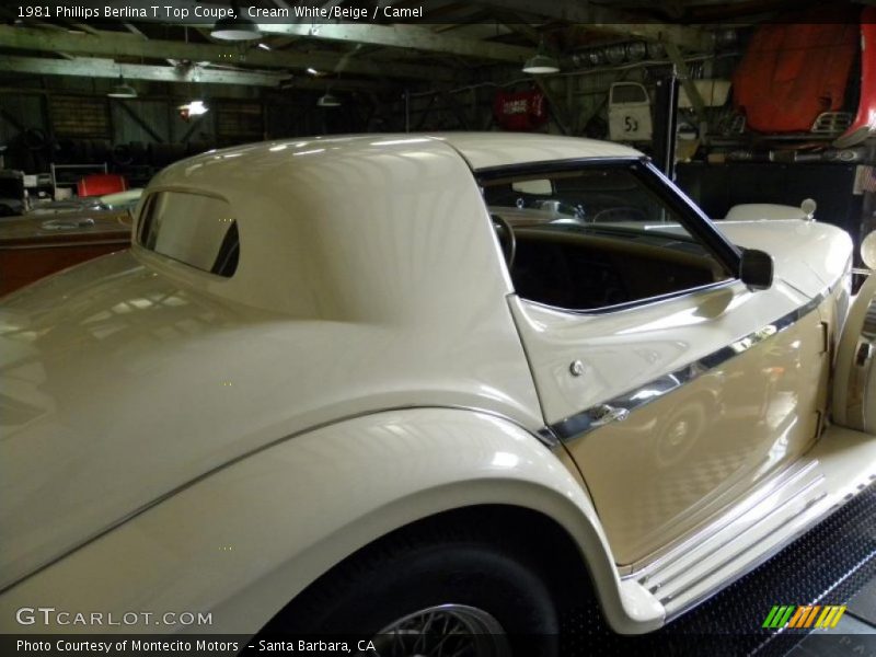 Cream White/Beige / Camel 1981 Phillips Berlina T Top Coupe
