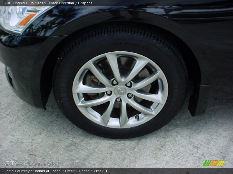 Black Obsidian / Graphite 2008 Infiniti G 35 Sedan