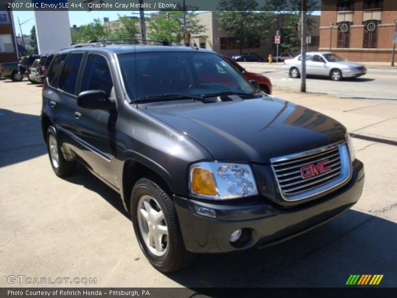 Graphite Gray Metallic / Ebony 2007 GMC Envoy SLE 4x4