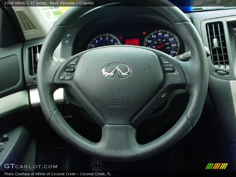 Black Obsidian / Graphite 2008 Infiniti G 35 Sedan