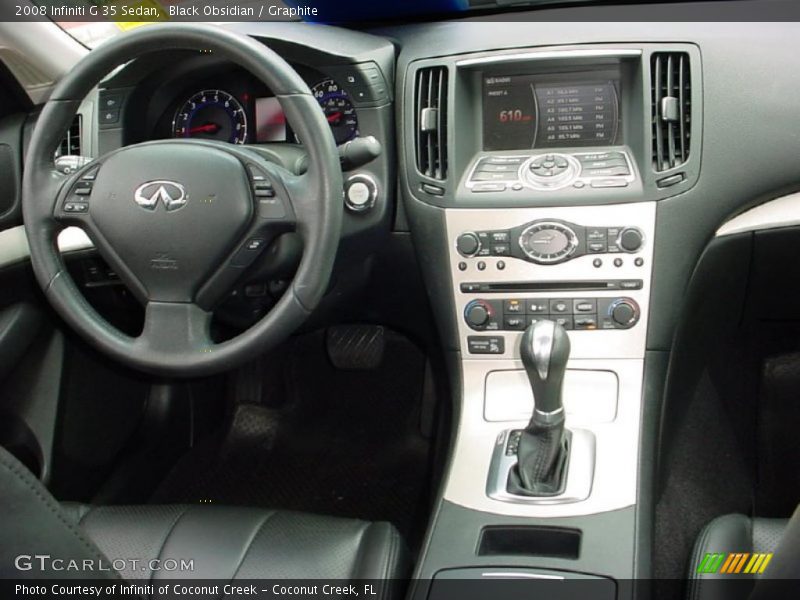Black Obsidian / Graphite 2008 Infiniti G 35 Sedan