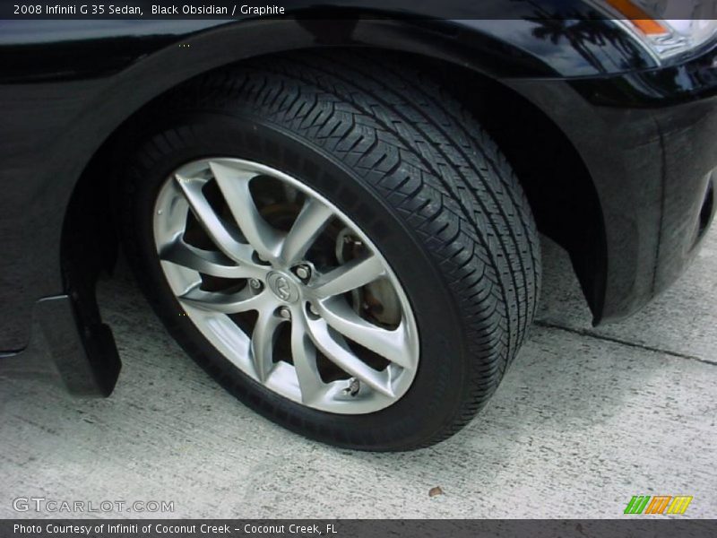 Black Obsidian / Graphite 2008 Infiniti G 35 Sedan