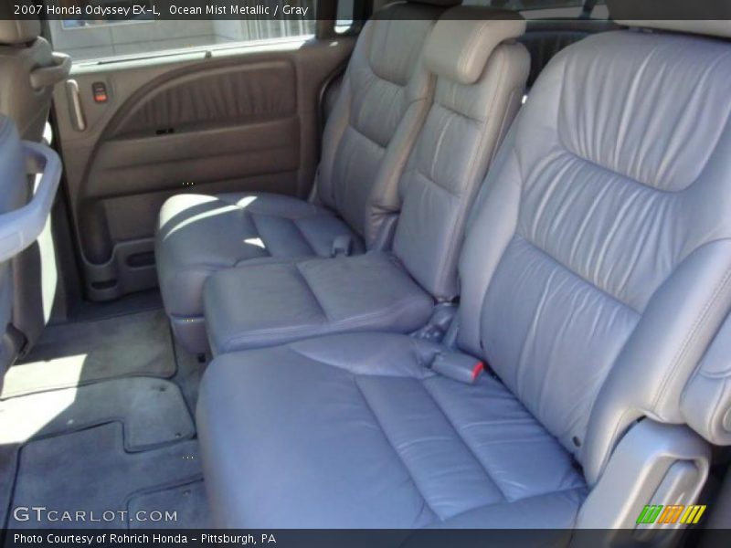 Ocean Mist Metallic / Gray 2007 Honda Odyssey EX-L