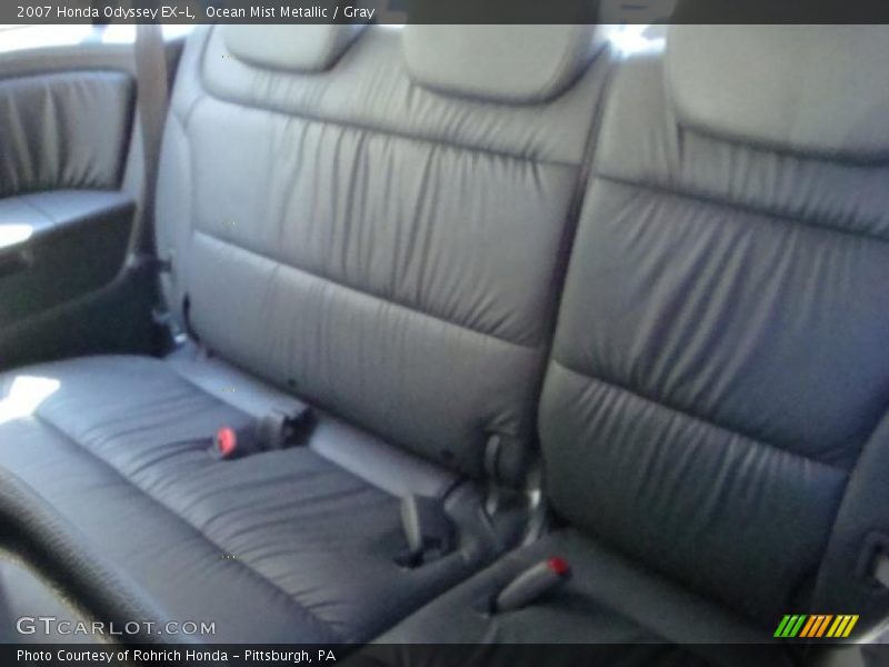 Ocean Mist Metallic / Gray 2007 Honda Odyssey EX-L