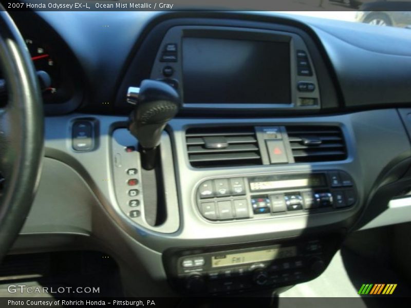 Ocean Mist Metallic / Gray 2007 Honda Odyssey EX-L