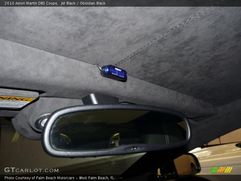 Jet Black / Obsidian Black 2010 Aston Martin DBS Coupe