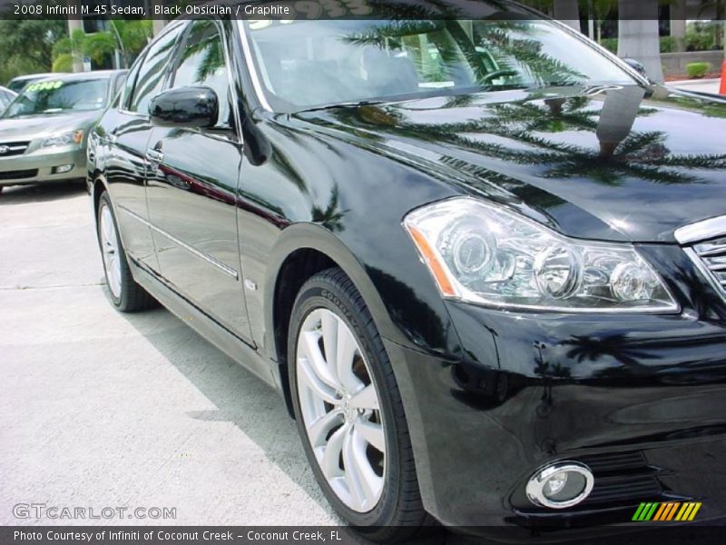 Black Obsidian / Graphite 2008 Infiniti M 45 Sedan