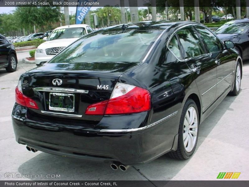 Black Obsidian / Graphite 2008 Infiniti M 45 Sedan