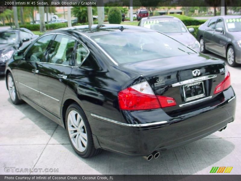 Black Obsidian / Graphite 2008 Infiniti M 45 Sedan