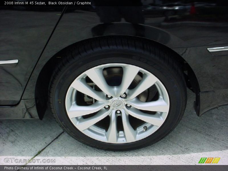 Black Obsidian / Graphite 2008 Infiniti M 45 Sedan
