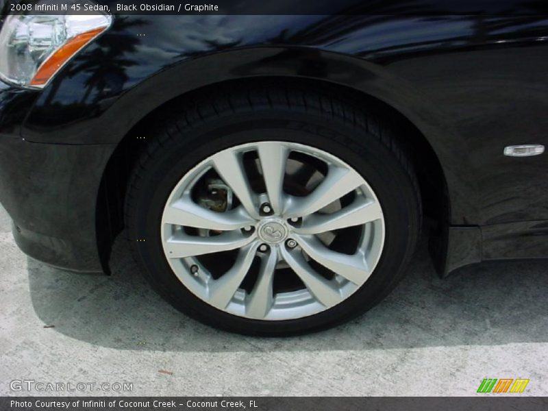 Black Obsidian / Graphite 2008 Infiniti M 45 Sedan