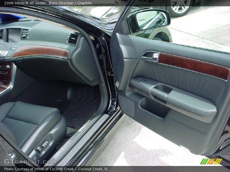 Black Obsidian / Graphite 2008 Infiniti M 45 Sedan