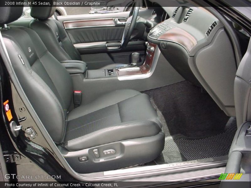 Black Obsidian / Graphite 2008 Infiniti M 45 Sedan