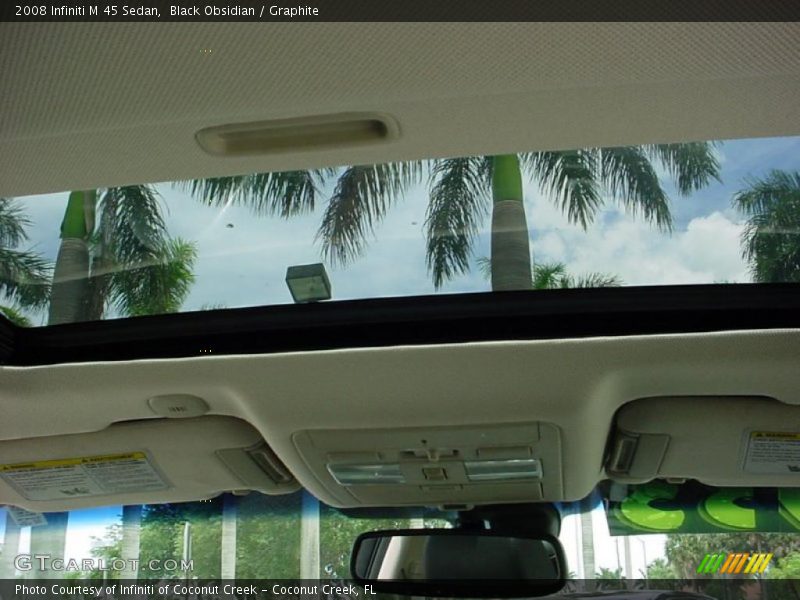 Black Obsidian / Graphite 2008 Infiniti M 45 Sedan