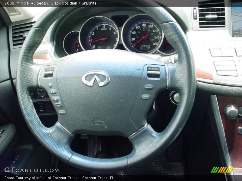 Black Obsidian / Graphite 2008 Infiniti M 45 Sedan