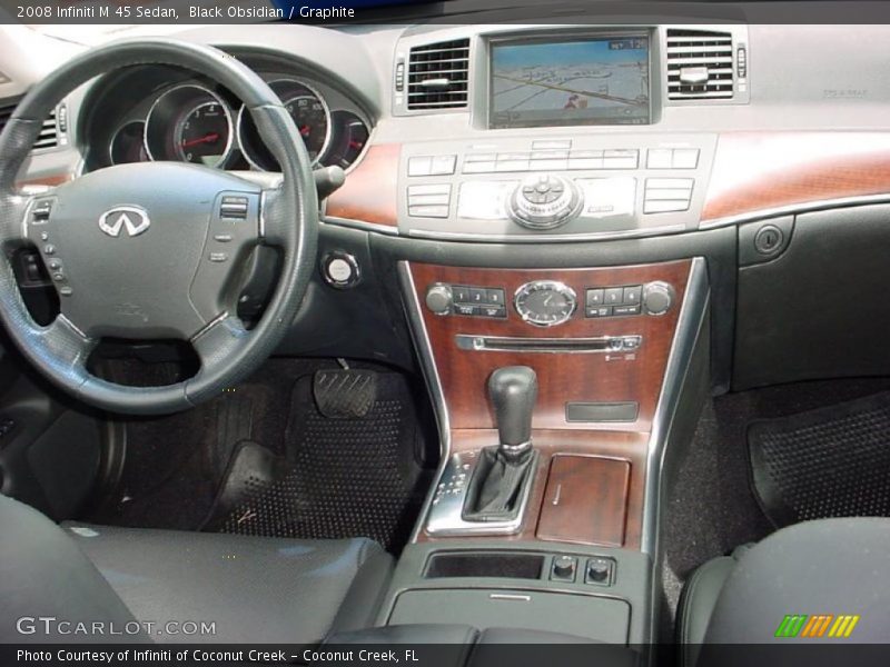 Black Obsidian / Graphite 2008 Infiniti M 45 Sedan