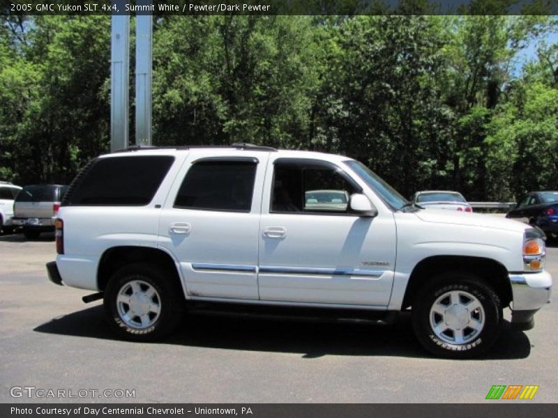 Summit White / Pewter/Dark Pewter 2005 GMC Yukon SLT 4x4