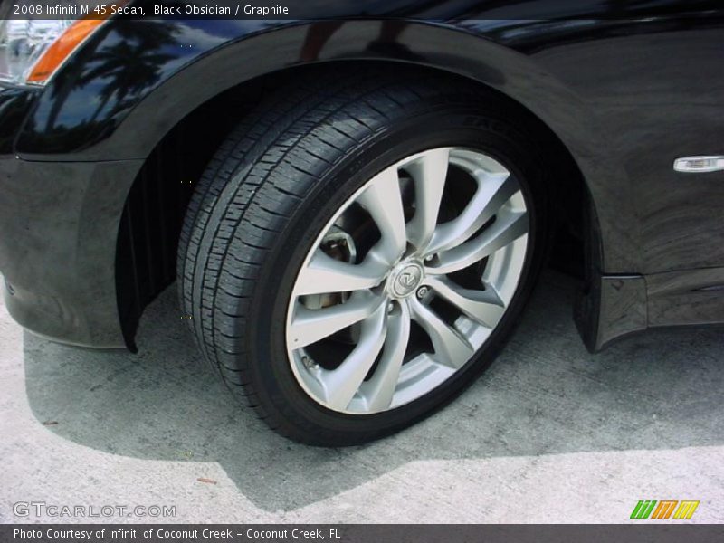 Black Obsidian / Graphite 2008 Infiniti M 45 Sedan
