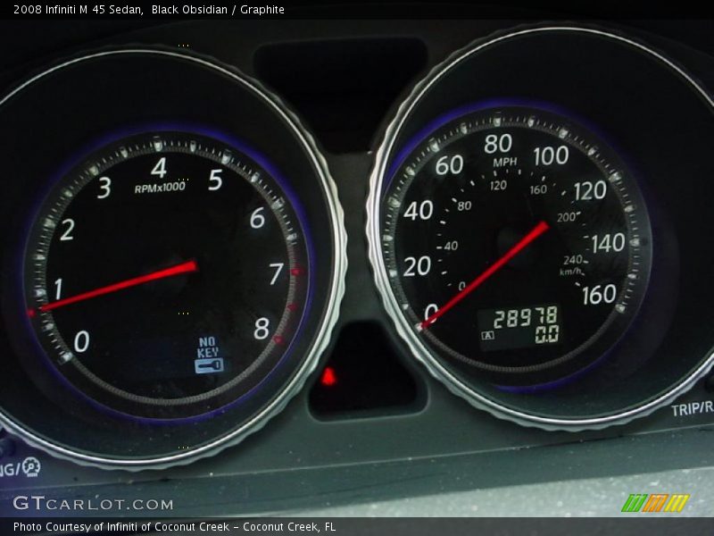 Black Obsidian / Graphite 2008 Infiniti M 45 Sedan