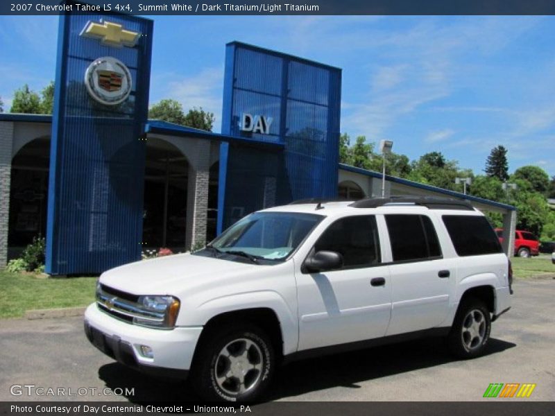 Summit White / Dark Titanium/Light Titanium 2007 Chevrolet Tahoe LS 4x4