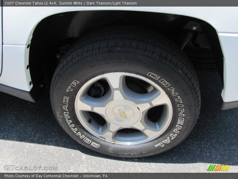 Summit White / Dark Titanium/Light Titanium 2007 Chevrolet Tahoe LS 4x4
