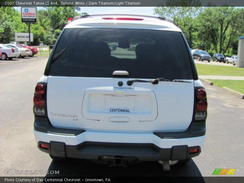 Summit White / Dark Titanium/Light Titanium 2007 Chevrolet Tahoe LS 4x4