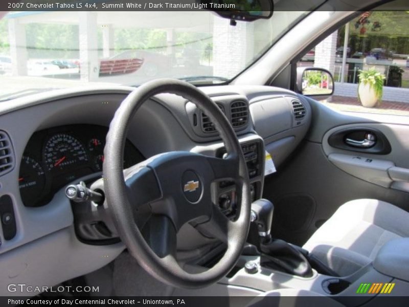 Summit White / Dark Titanium/Light Titanium 2007 Chevrolet Tahoe LS 4x4