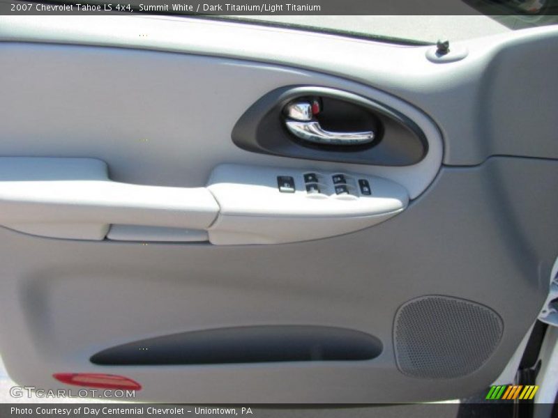 Summit White / Dark Titanium/Light Titanium 2007 Chevrolet Tahoe LS 4x4
