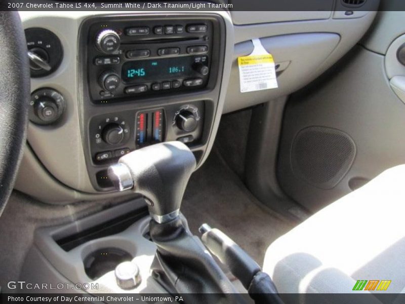 Summit White / Dark Titanium/Light Titanium 2007 Chevrolet Tahoe LS 4x4