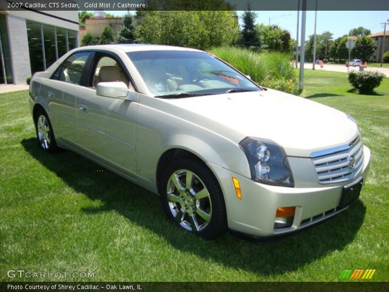 Gold Mist / Cashmere 2007 Cadillac CTS Sedan