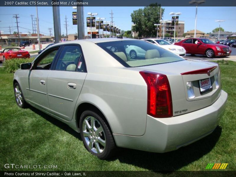 Gold Mist / Cashmere 2007 Cadillac CTS Sedan