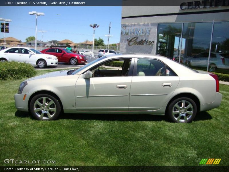 Gold Mist / Cashmere 2007 Cadillac CTS Sedan