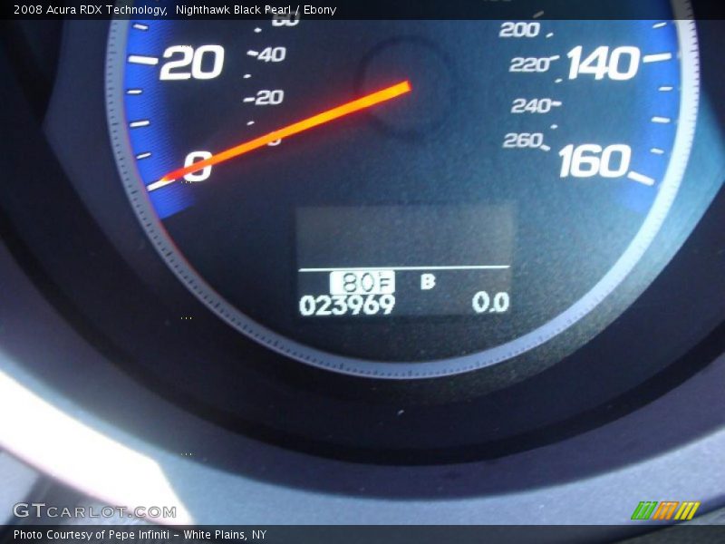 Nighthawk Black Pearl / Ebony 2008 Acura RDX Technology